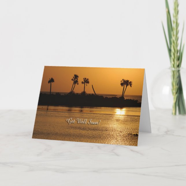 Tarjeta de felicitación - consiga bien pronto (Anverso)