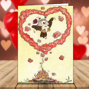 tarjeta de felicitación CORAZÓN DE HUMO de Nicole 
