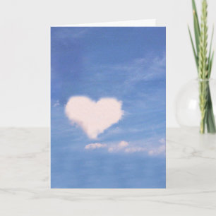TARJETA DE FELICITACIÓN: Corazón de Nube_ Tarjeta
