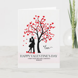 Tarjeta de Felicitación Corazones Románticos