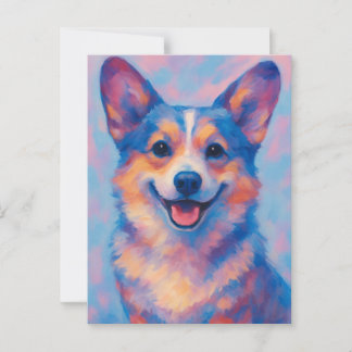 Tarjeta de felicitación Corgi