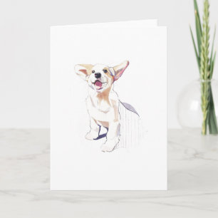 Tarjeta de Felicitación Corgi – Pembroke Welsh Cor