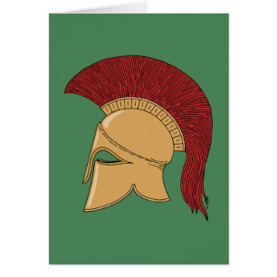 Tarjeta de felicitación Corinthian Helmet