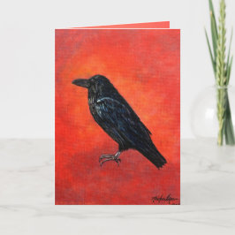 Tarjeta de felicitación Corvus Corax
