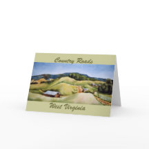 Tarjeta de felicitación Country Roads