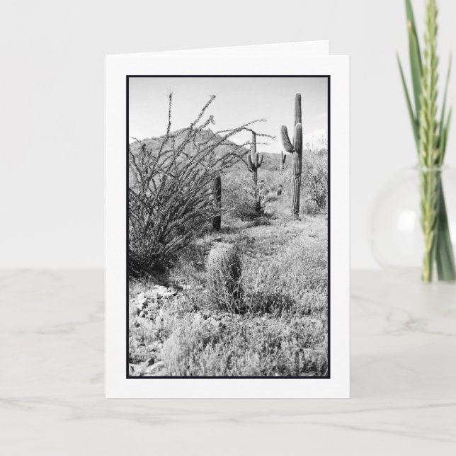 Tarjeta de felicitación Cowboy Garden (Anverso)