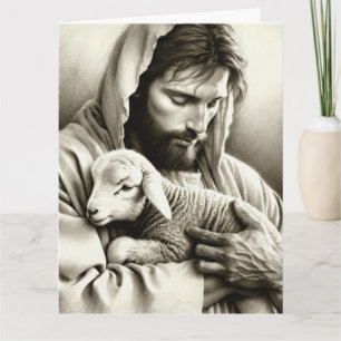 Tarjeta de felicitación cristiana en blanco Buen P