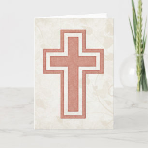 Tarjeta de felicitación cristiana en blanco de Cru