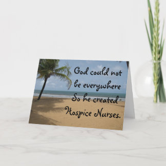 Tarjeta de felicitación cristiana para enfermera d