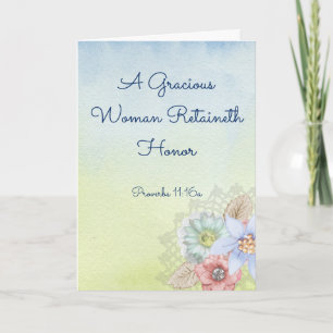 Tarjeta de felicitación cristiana para madre, espo