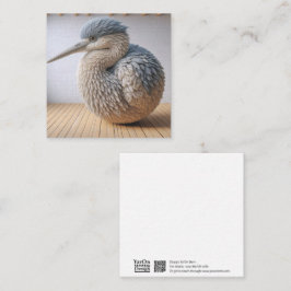 Tarjeta de felicitación Crochet Heron