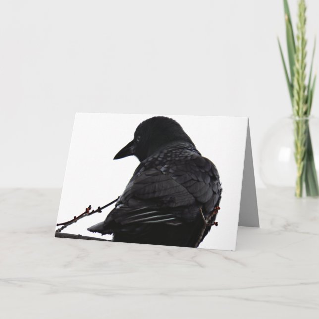 Tarjeta de felicitación Crow (Anverso)