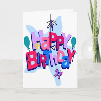 Tarjeta de felicitación - Cumpleaños feliz
