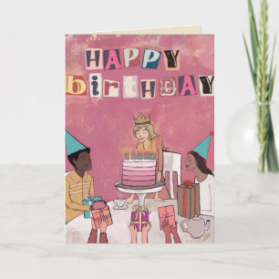 Tarjeta de Felicitación Cumpleaños Fiesta