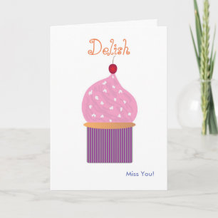 Tarjeta de felicitación Cupakes