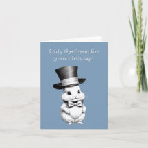 Tarjeta de felicitación Cute Bunny Rabbit
