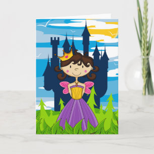 Tarjeta de felicitación Cute Fairy Princess