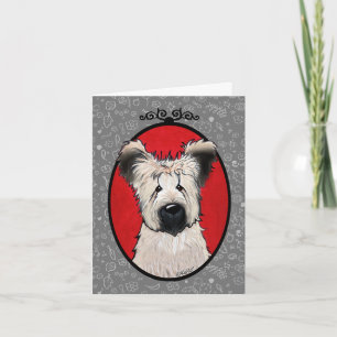Tarjeta de felicitación Cute KiniArt Briard