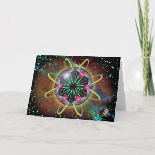 Tarjeta de felicitación Cyclon Orbz