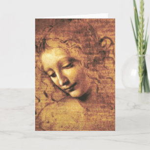 Tarjeta de felicitación Da Vinci La Scapigliata