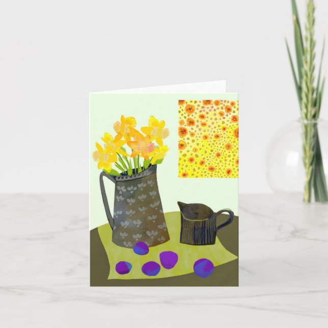 Tarjeta de felicitación Daffodil BLANK (Anverso)