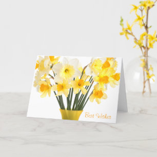 Tarjeta de felicitación Daffodils