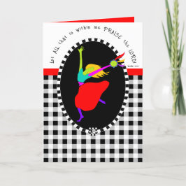 Tarjeta de felicitación Davidic Dancer Buffalo Pla