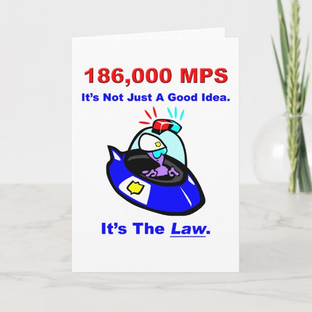 Tarjeta de felicitación de 186.000 MPS (Anverso)