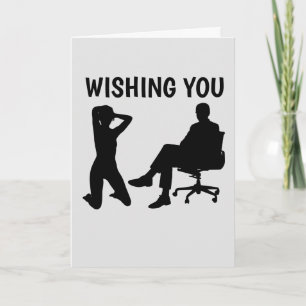 tarjeta de felicitación de 50 tonos de feliz
