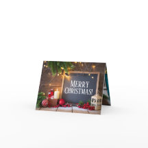 Tarjeta de felicitación de 5 Navidades de imágenes