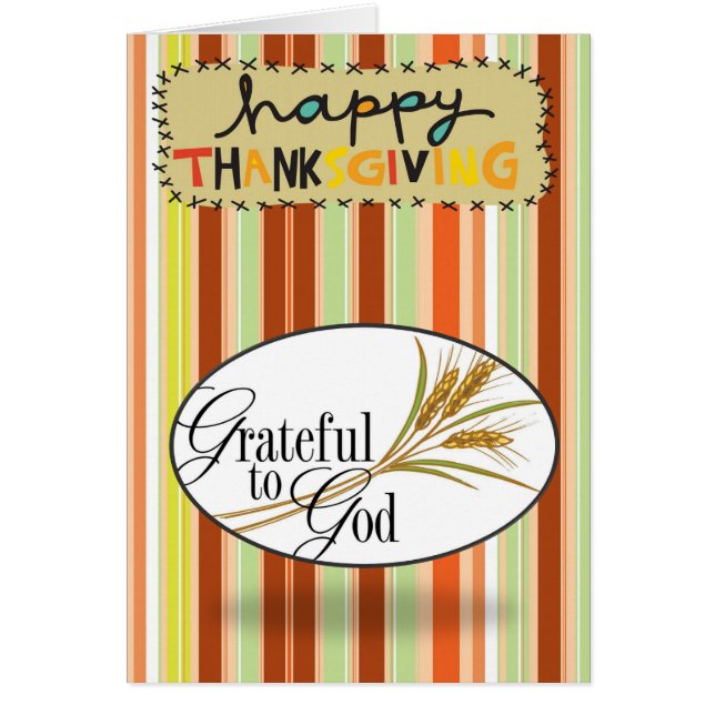 Tarjeta de felicitación de agradecimiento (Frente)