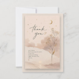 Tarjeta de felicitación de agradecimiento sincero