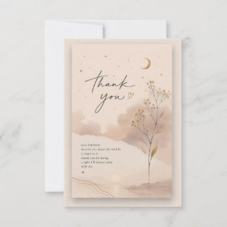 Tarjeta de felicitación de agradecimiento sincero