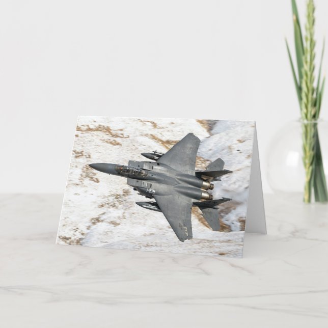 Tarjeta de felicitación de águila de McDonnell Dou (Anverso)