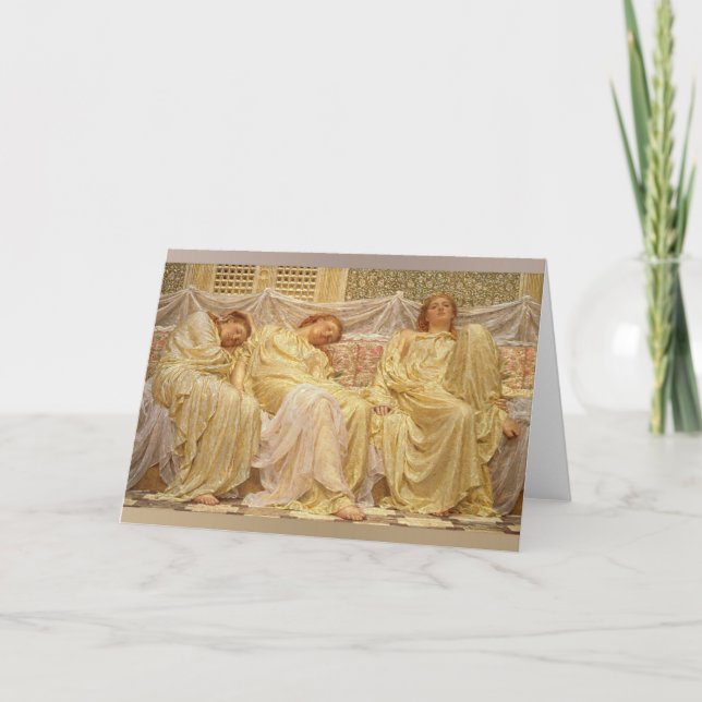 Tarjeta de felicitación de Albert Moore Dreamers C (Anverso)