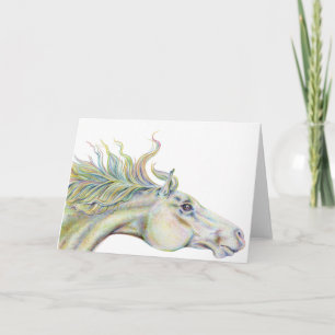 Tarjeta de felicitación de Alma (caballo)