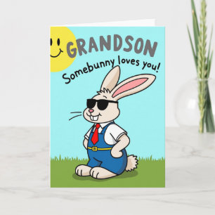 Tarjeta de Felicitación de Amigo Conejo Genial