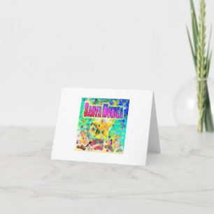 Tarjeta de felicitación de amigos tropicales de Sa