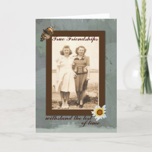Tarjeta de felicitación de amistad