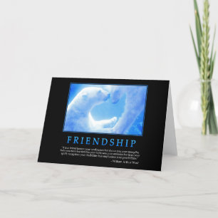 Tarjeta de felicitación de amistad