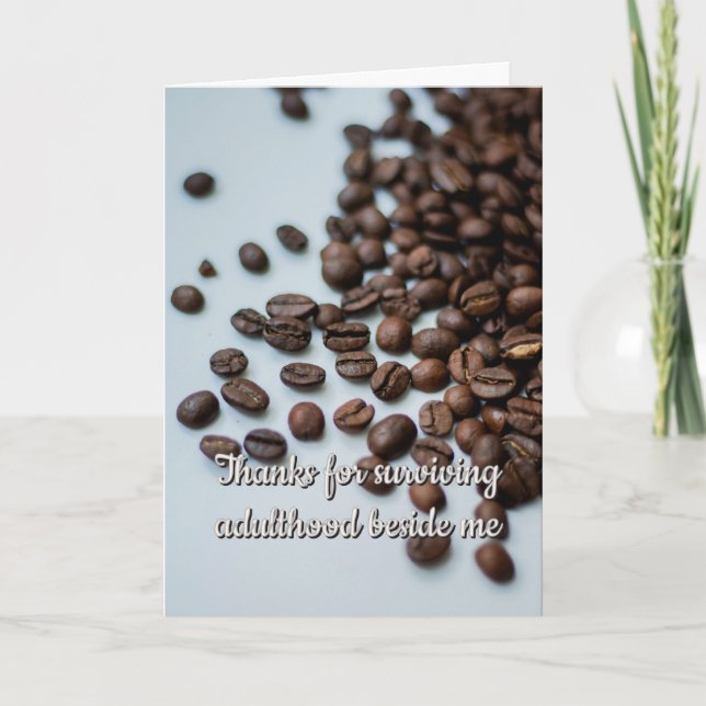 Tarjeta de felicitación de amistad con humor diver (Anverso)