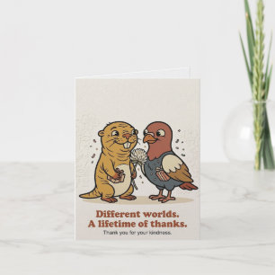Tarjeta de felicitación de amistad de Barnaby y Pi