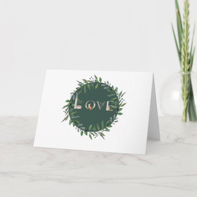 Tarjeta de felicitación de amor (Anverso)