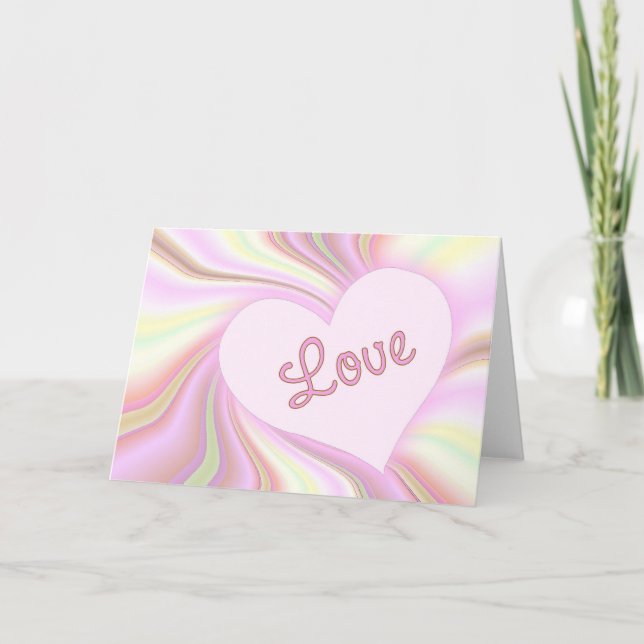 Tarjeta de felicitación de amor (Anverso)