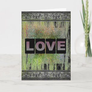 Tarjeta de felicitación de amor