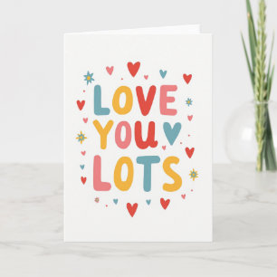 Tarjeta de Felicitación de Amor Adorable