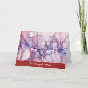 Tarjeta de felicitación de amor complicada