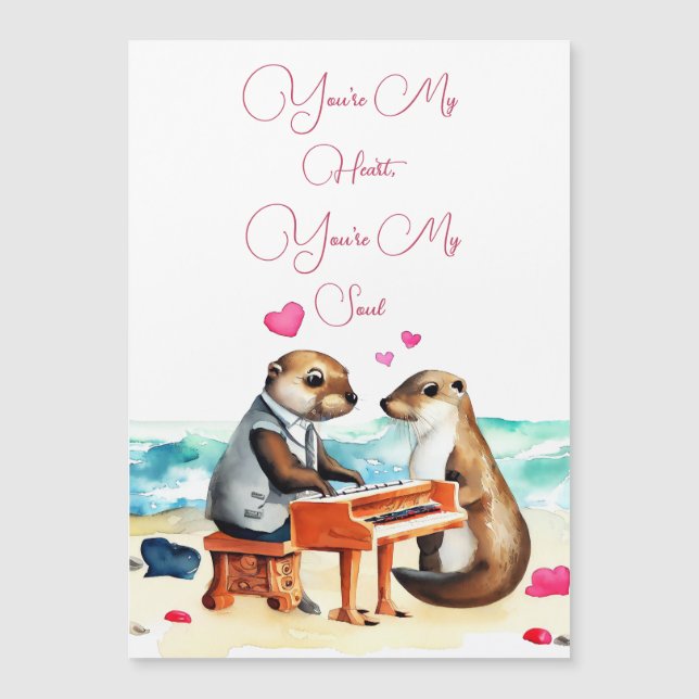 Tarjeta de Felicitación de Amor de Pareja de Nutri (Anverso)