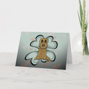 Tarjeta de felicitación de amor de pipa
