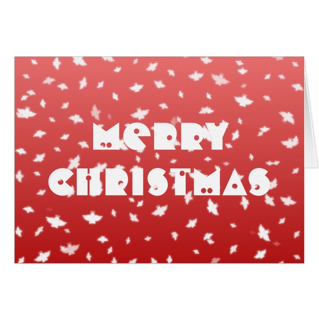 Tarjeta de felicitación de Angels navidades (Anverso (Horizontal))